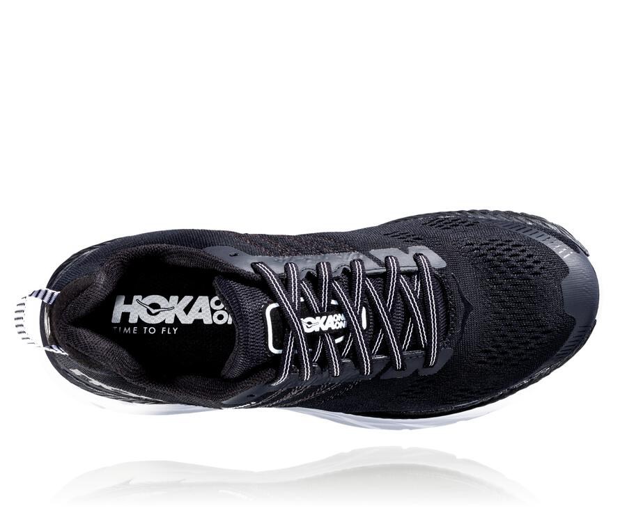 Basket Hoka One One Clifton 6 Femme - Noir/Blanche - BFA-914825